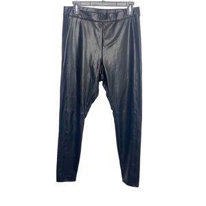 Express faux leather pants black size medium